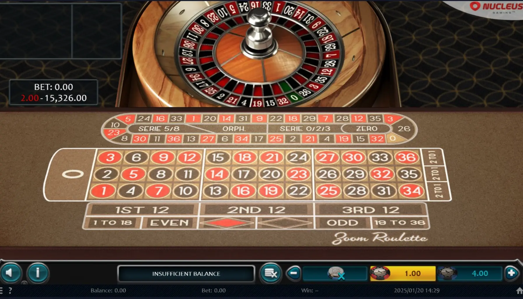 لعبة Zoom Roulette